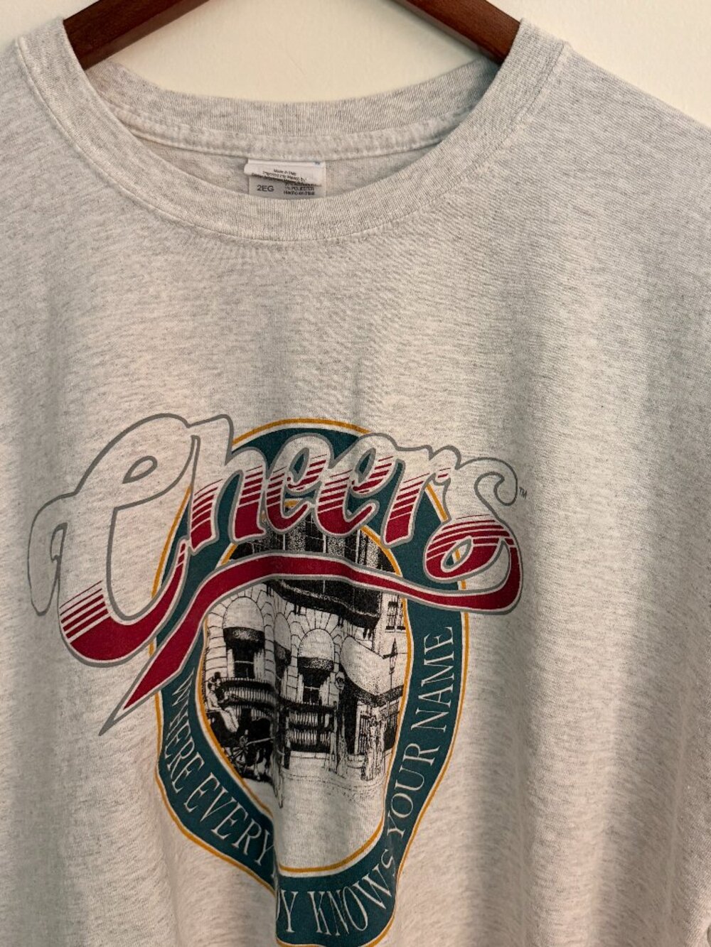 Vintage 90s 'Cheers' T-Shirt, Size 2XL, Excellent Condition